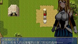 Blonde teen Sheila gets sucked by leech enemy in Hgame