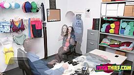 Pervert Security Guard Decides To Record