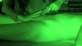 male client sneaks a handjob and blowjob from lingerie-clad masseuse in hidden cam session. deepthroat action unfolds quietly