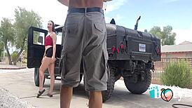 Behind the Booty Alt Pawg Raven Vice on Set for Pawged Bts