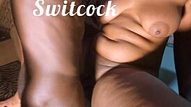 Hard pounding of passionate rural wife