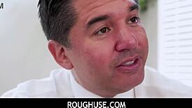 Chloe Surreal feels intense pleasure during rough holiday fucking