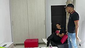 Seductive Job Interview Turns Horny with Full Cock Insertion