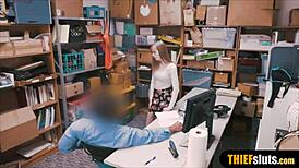 Redhead teen thief caught and drilled by LP officer