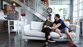 She Pity Fucks Her Stepbrother With Rough Licking And Fucking On Her Big Tits And Pussy