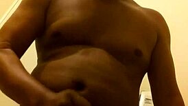 I masturbate passionately in the shower, stroking my body sensually