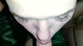 watch this russian girl take a full cum throat suck.