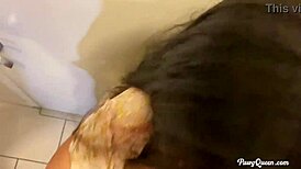 Ryan Smiles takes big black cock drilling.