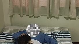 Hey, this college girl gives up her big ass to her professor for a passing grade in cowgirl riding