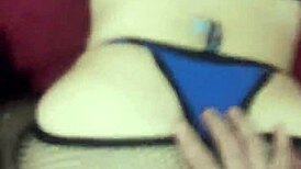 He fucks me hard and fills my ass with cum in stockings