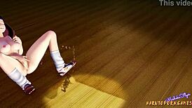 顽皮火影忍者性爱游戏合集，激烈操干动作