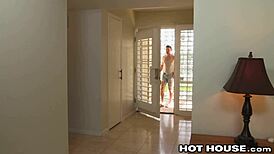 hothouse caught sean maygers naked in public and started blowing his big cock right there.