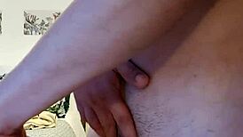 guy explores urethra sounding in gay session, pushing limits with intense play