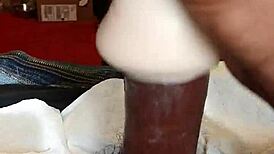 masturbating with a toy pussy 😏