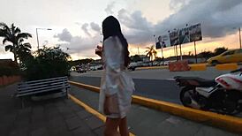 picking up pretty girl in public