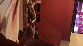 amateur couple shares intimate moments