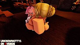 Hentai hentai game in which the animated hentai is in HD quality, with futanari
