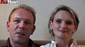 i love this real amateur german couple's hardcore blowjob and cumshot