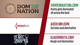 bdsm slave endures rough ass hooking with dildo