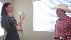 Sofie Marie Rides Cowboy Cock