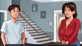 Anime Babe Rides Hard in Summertime Saga Part 8 Gameplay