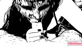 After getting hired as secretary, the boss wants me as his personal slut for handjob and blowjob