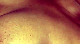 pretty ebony woman displays her tits and pussy for the camera