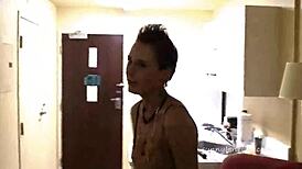 Sunny Lane and Shai West licking pussy at home?