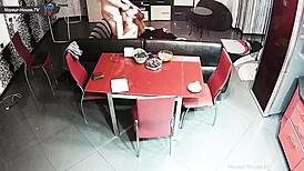 Redhead Chick Sucking Hard and Taking Hot Cum!