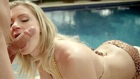 happiness comes from her warm moist mouth swallowing cum