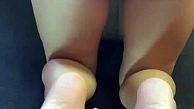 Footjob Fetish with Cum on Feet