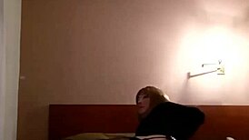 Embrace the allure of a passive transsexual prostitute teasing mature men.