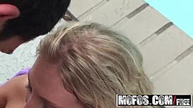 Bridgete Palmer And Sunni Mayweather Get Fucked And Blowjob At Wet Pool Party