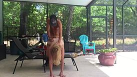 Milfbecca Tinder On The Patio Milfbecca