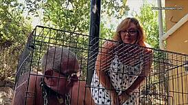 damn, dominatrix april fucks barbie dreams in kinky latex! 😈