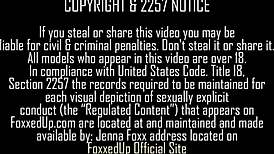 Masturbating Hottie Jenna Foxx Finger Fucks Her Tight Wet Pussy in Solo Action