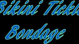 black cutie bound and tickled hard in bikini and pantyhose