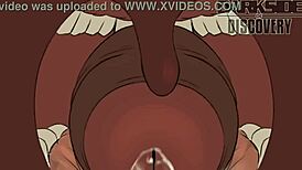 bull gets his cock sucked by boar