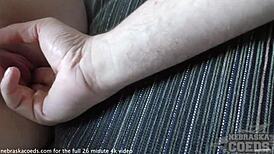 Young Model Lets Dirty Director Finger Her Pussy on Sofa