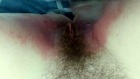 Massive cock pound Angel’s hairy pussy
