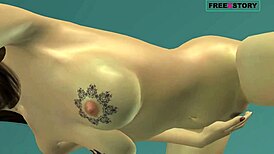 Hey, check this animated tale of Indian village girls exploring their first lesbian fun in an English audio story