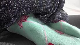 Look at this RESTRAINED WOMAN TICKLING SOLE!