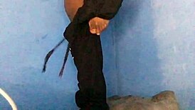 Enjoying Solo Playtime at Home Until Climax