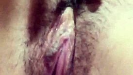 my wife feels lonely touching her wet vagina when i'm away