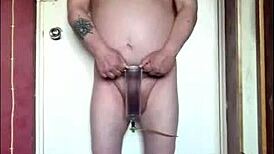 Shy Bisexual Amateur Strips Naked for Humiliating Show