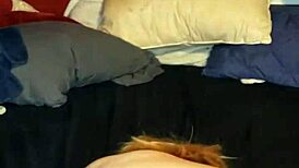 i'm playing with her pussy over that big huge ass