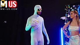 Jerkaoke - Jessie Pony and Bernard Sanchez in orgasmic group fun