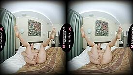 Watch Amalia Davis Masturbate In Vr At Home!