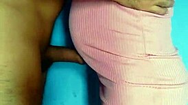 hot latina milf cousin gives intense blowjob in amateur setting