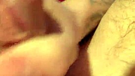 he jerks off with a vibrator and toys